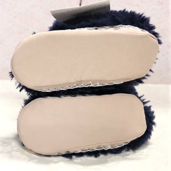 SHO1 - Pottery Barn SHERPA SLIPPERS Toddler Size Small Pottery Barn Slipper - Picture 4 of 5